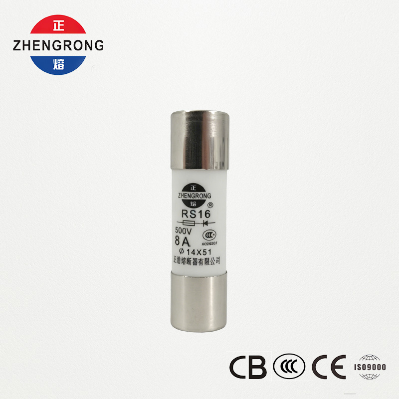 14*51mm 500V 8A RS16 उच्च ब्रेकिङ क्षमता फ्यूज