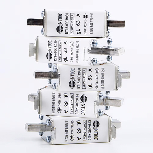 कस्टम थोक कम भोल्टेज NT00C AC फ्यूज लिंक चाकू सानो ब्लेड उच्च ब्रेकिंग क्षमता कपर 100A CE