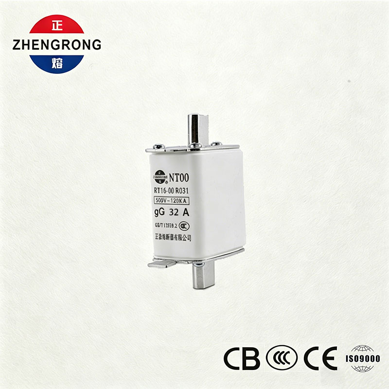 उच्च ब्रेकिङ क्षमता NT00 32A फ्यूज - 500V 120kA सिरेमिक gG फ्यूज लिङ्क