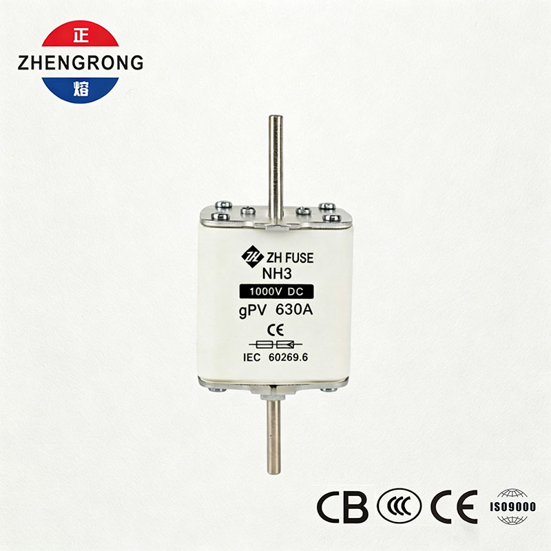 सौर्य PV प्रणालीहरूको लागि NH3 1000V DC 630A gPV फ्यूज