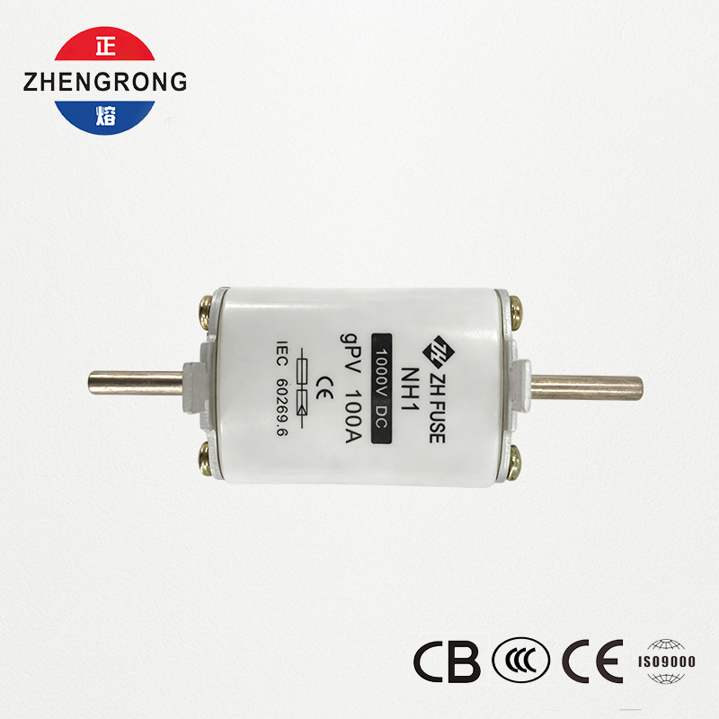 PV DC फ्यूज NH1 100A 1000V | CE र IEC 60269.6 सौर्य एरेहरूको लागि स्वीकृत