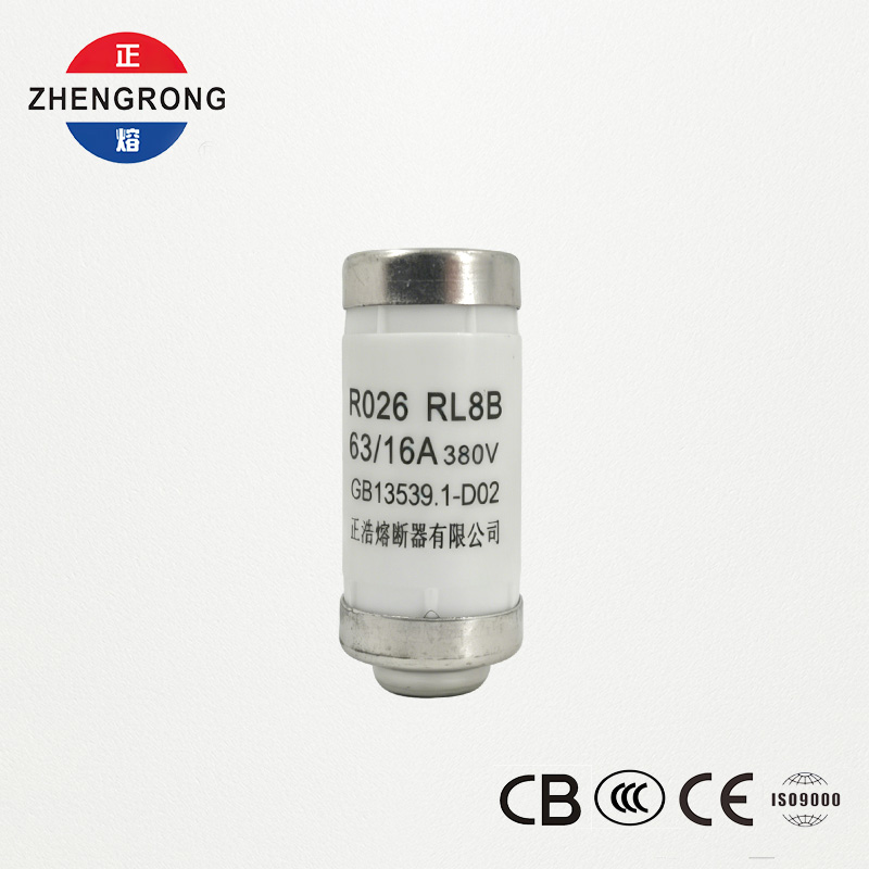 RL8B R026 D02 फ्यूज 16A/63A 380V | GB१३५३९.१