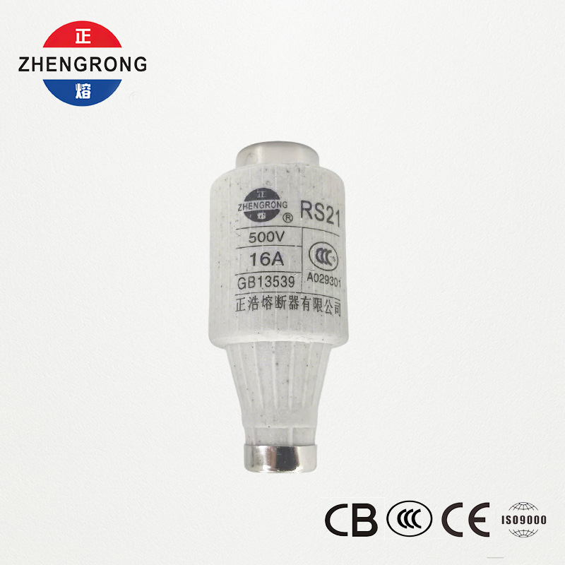 RS21 16A 500V फास्ट-अभिनय स्क्रू-प्रकार फ्यूज