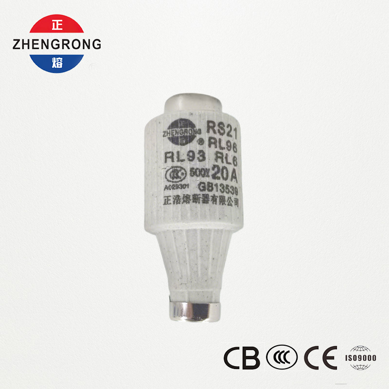 RS21 20A 500V द्रुत-अभिनय स्क्रू-प्रकार फ्यूज