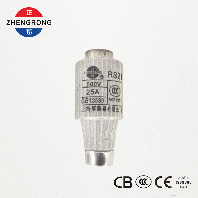 RS21 25A 500V फास्ट-अभिनय स्क्रू-प्रकार फ्यूज