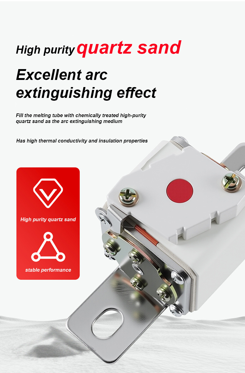 RSF-1K 500V-315A BC100KA फ्यूज लिङ्कहरू