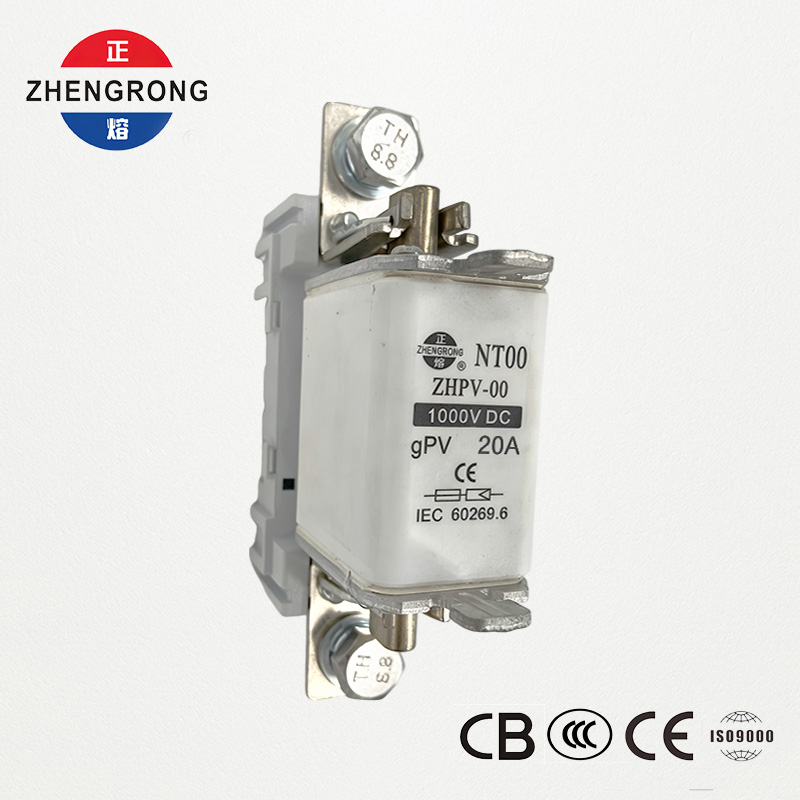 ZHPV-00 20A 1000V DC फोटोभोल्टिक संरक्षण फ्यूज - CE प्रमाणित