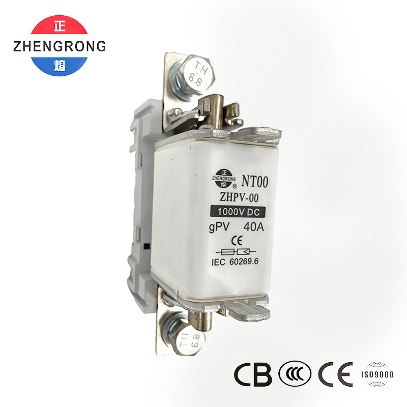 ZHPV-00 40A 1000V DC फोटोभोल्टिक संरक्षण फ्यूज - CE प्रमाणित
